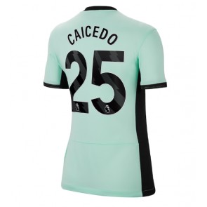 Maillot de foot Chelsea Moises Caicedo #25 Troisième Femmes 2023-24 Manches Courte